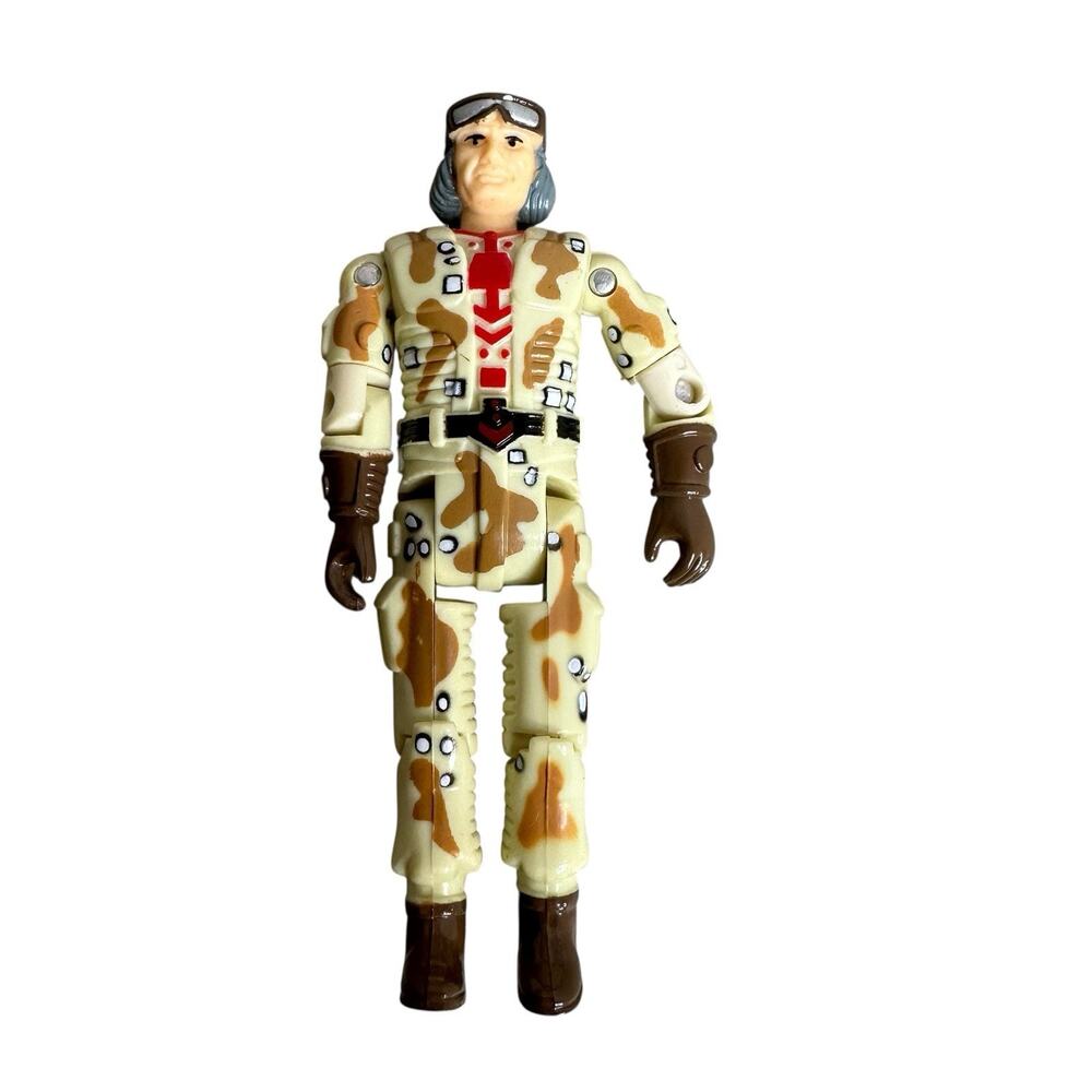 Vintage K-Mart American Defense 3.75" DESERT CAMO Action Figure Army